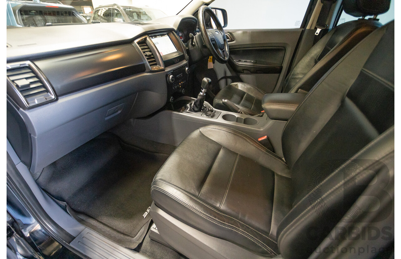 04/2017 Ford Ranger FX4 3.2 (4x4) PX MKII MY17 UPDATE Dual Cab Utility Shadow Black Turbo Diesel 3.2L