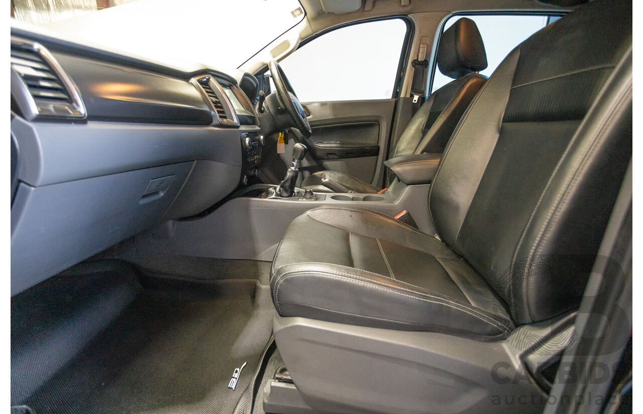 04/2017 Ford Ranger FX4 3.2 (4x4) PX MKII MY17 UPDATE Dual Cab Utility Shadow Black Turbo Diesel 3.2L