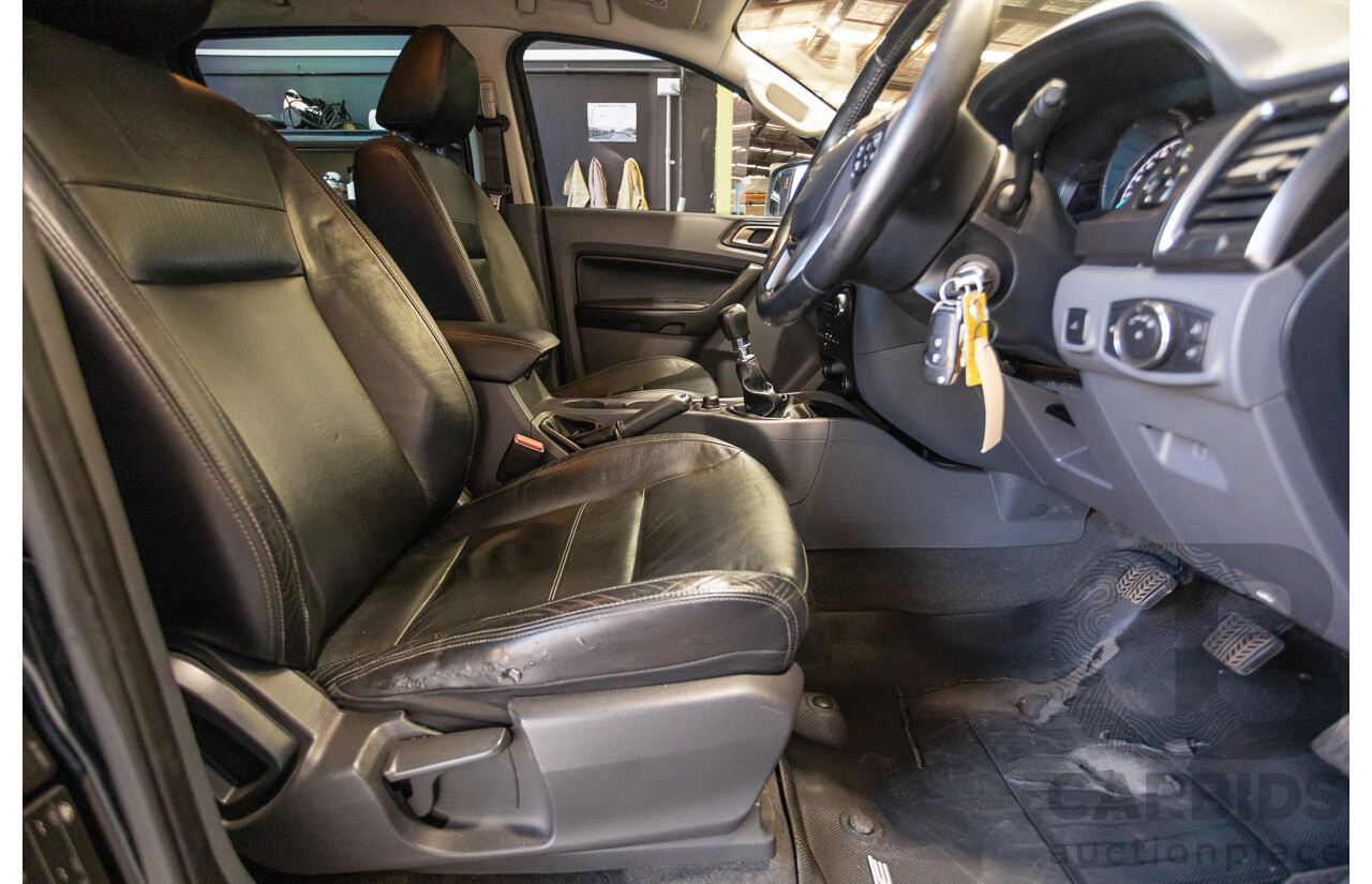 04/2017 Ford Ranger FX4 3.2 (4x4) PX MKII MY17 UPDATE Dual Cab Utility Shadow Black Turbo Diesel 3.2L