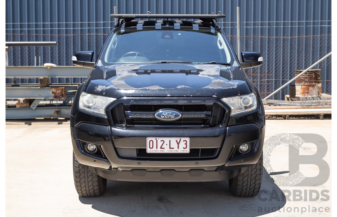 04/2017 Ford Ranger FX4 3.2 (4x4) PX MKII MY17 UPDATE Dual Cab Utility Shadow Black Turbo Diesel 3.2L