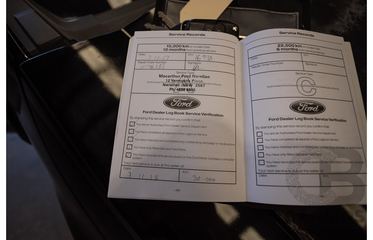 04/2017 Ford Ranger FX4 3.2 (4x4) PX MKII MY17 UPDATE Dual Cab Utility Shadow Black Turbo Diesel 3.2L