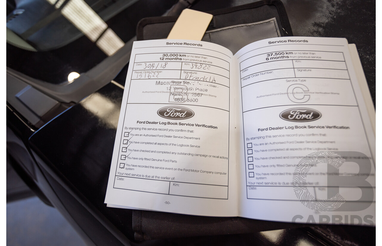 04/2017 Ford Ranger FX4 3.2 (4x4) PX MKII MY17 UPDATE Dual Cab Utility Shadow Black Turbo Diesel 3.2L