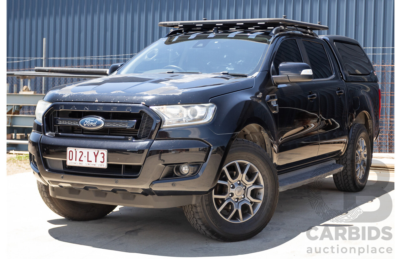 04/2017 Ford Ranger FX4 3.2 (4x4) PX MKII MY17 UPDATE Dual Cab Utility Shadow Black Turbo Diesel 3.2L