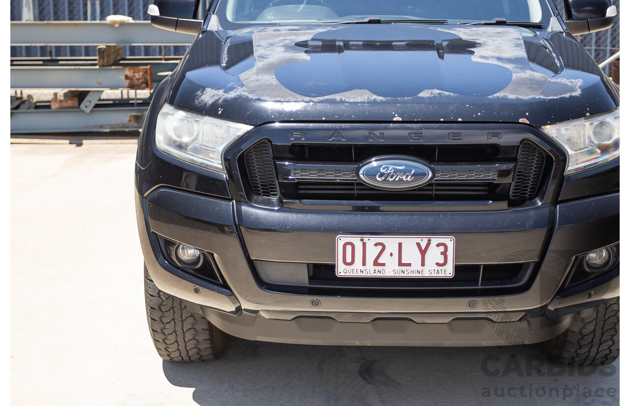 04/2017 Ford Ranger FX4 3.2 (4x4) PX MKII MY17 UPDATE Dual Cab Utility Shadow Black Turbo Diesel 3.2L
