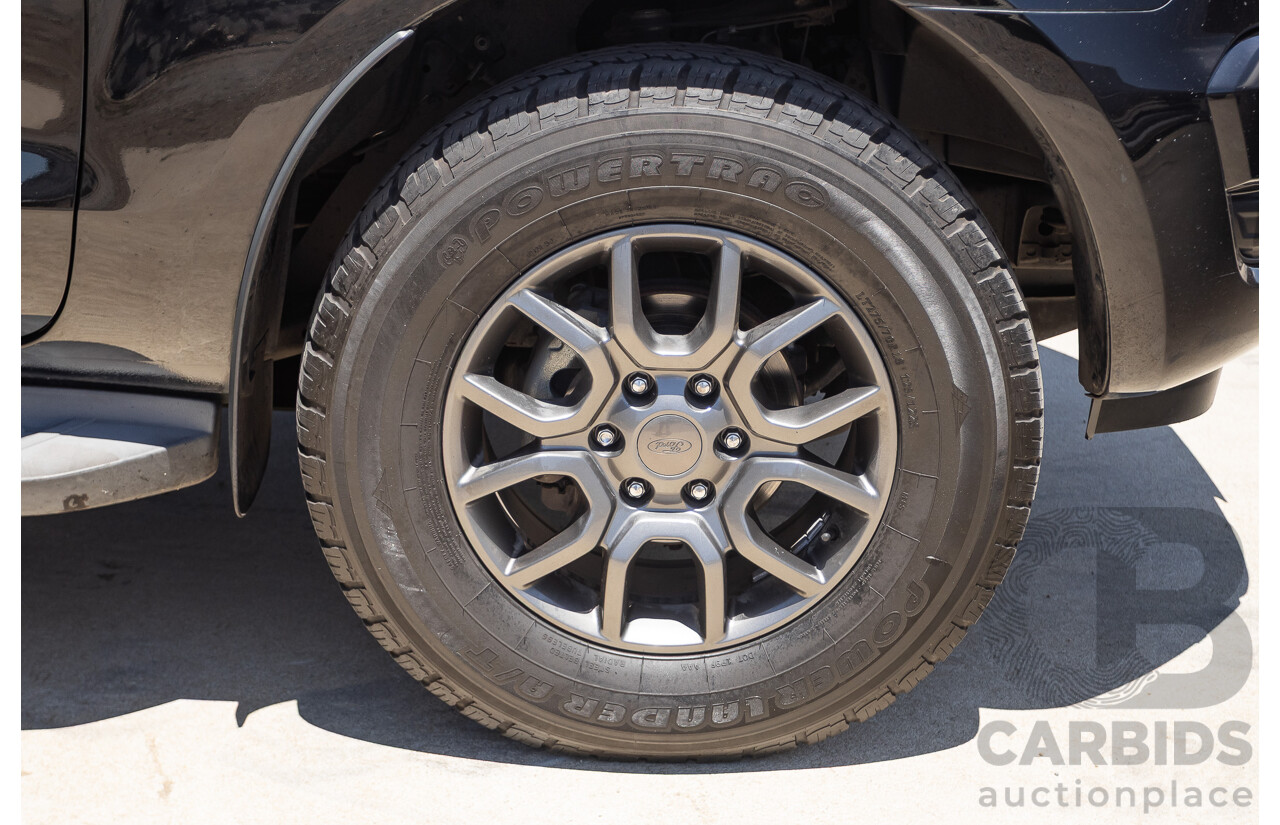 04/2017 Ford Ranger FX4 3.2 (4x4) PX MKII MY17 UPDATE Dual Cab Utility Shadow Black Turbo Diesel 3.2L