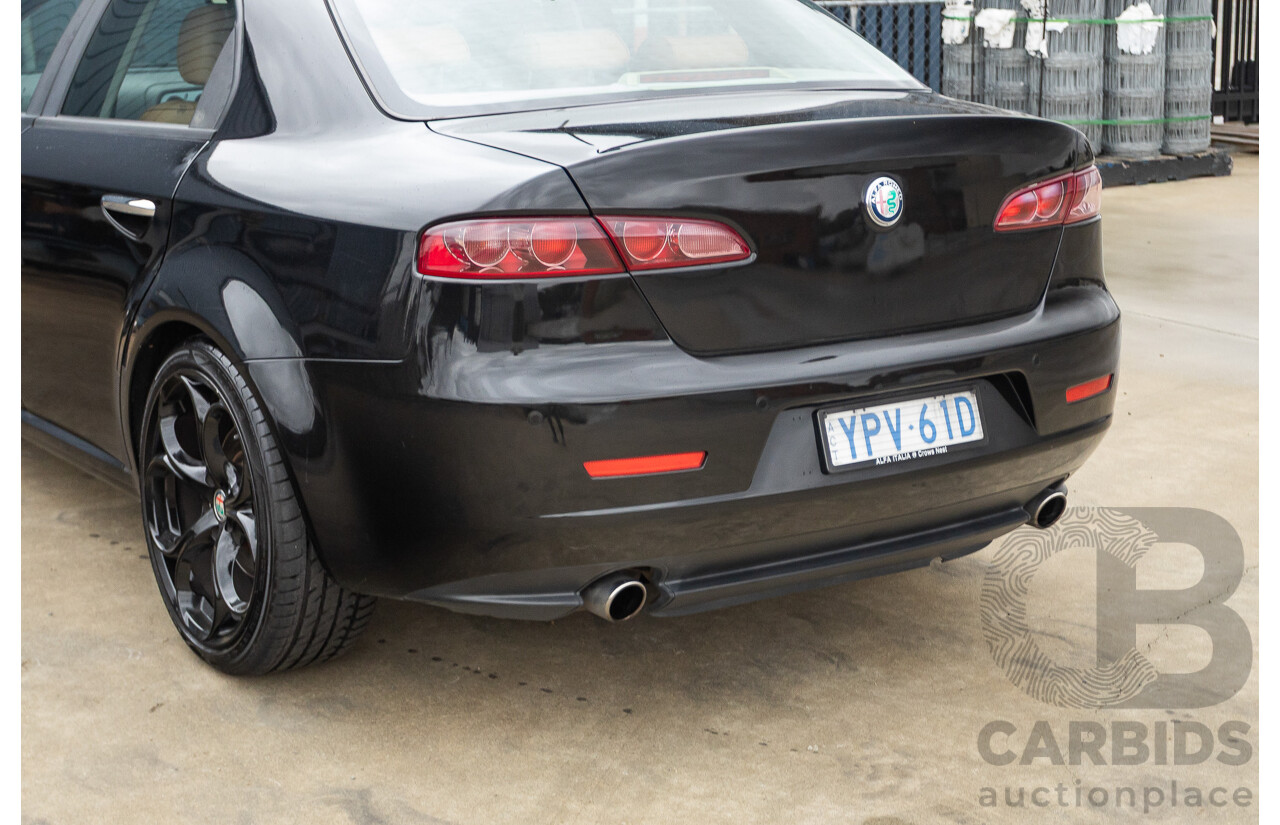 8/2007 Alfa Romeo 159 JTD FWD  4D Sedan Alfa Black Turbo Diesel 2.4L