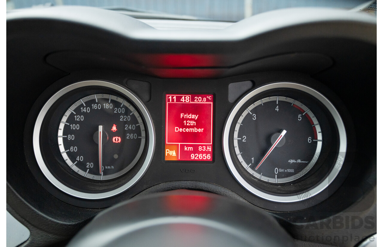 8/2007 Alfa Romeo 159 JTD FWD  4D Sedan Alfa Black Turbo Diesel 2.4L