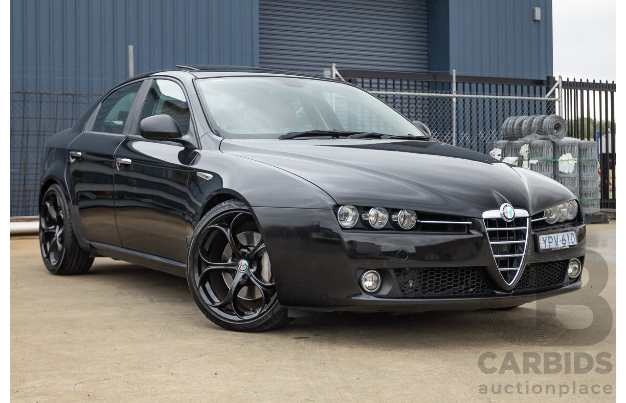 8/2007 Alfa Romeo 159 JTD FWD  4D Sedan Alfa Black Turbo Diesel 2.4L