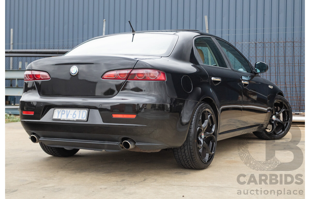 8/2007 Alfa Romeo 159 JTD FWD  4D Sedan Alfa Black Turbo Diesel 2.4L