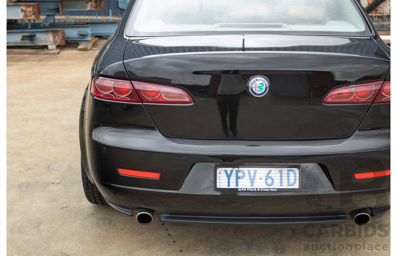 8/2007 Alfa Romeo 159 JTD FWD  4D Sedan Alfa Black Turbo Diesel 2.4L