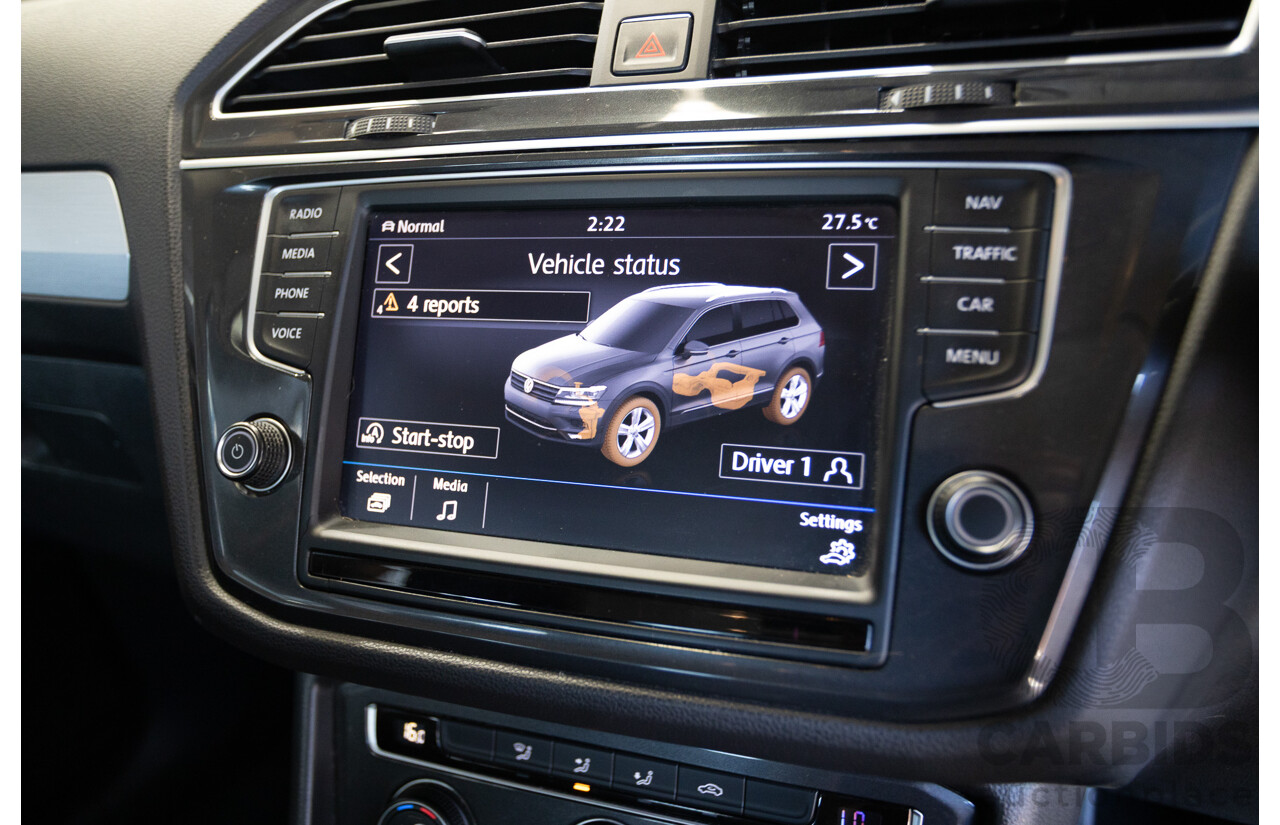 01/2017 Volkswagen Tiguan 110 TDI Comfortline (AWD) 5NA 4D Wagon Tungsten Silver Metallic Turbo Diesel 2.0L