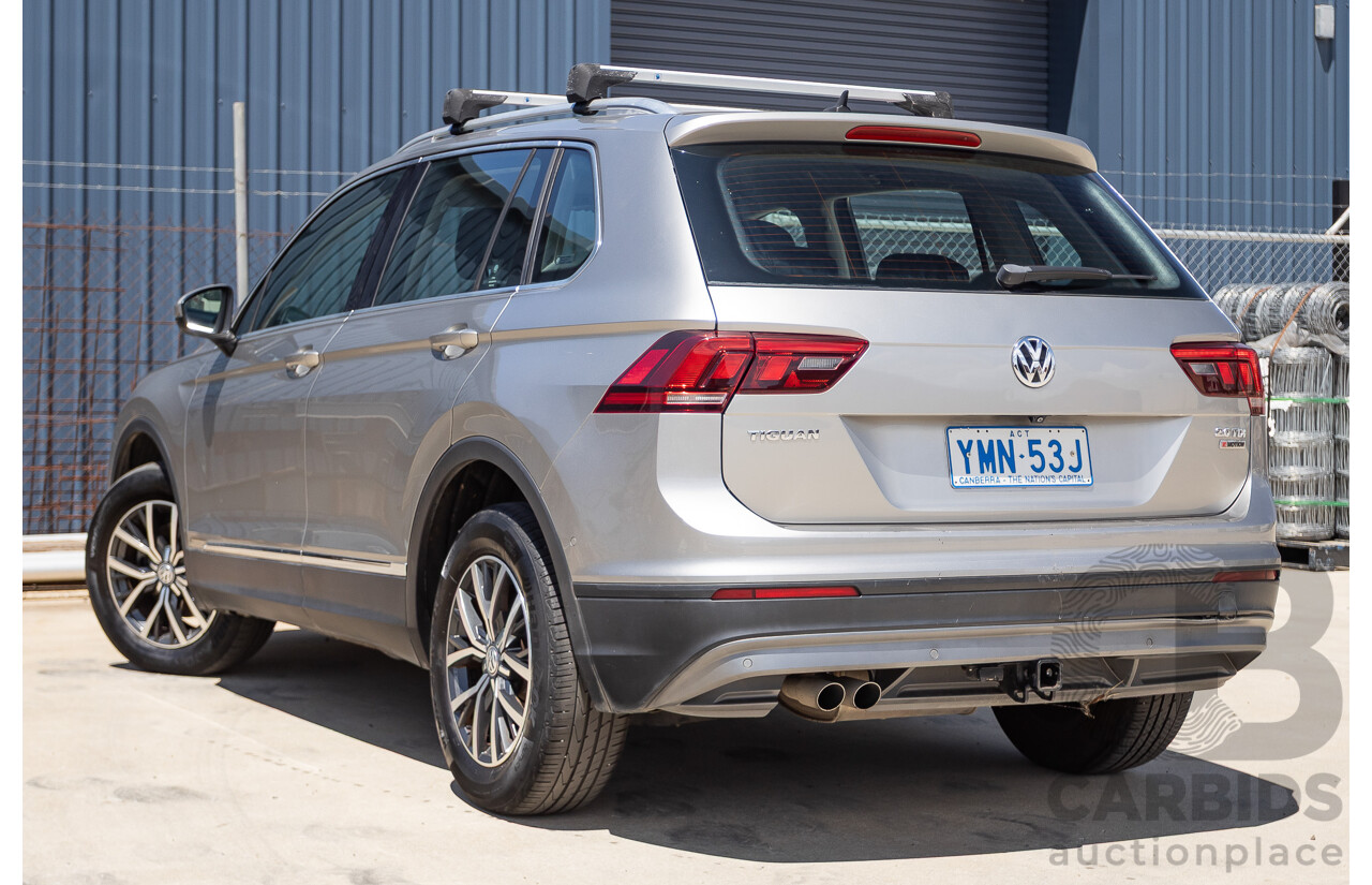 01/2017 Volkswagen Tiguan 110 TDI Comfortline (AWD) 5NA 4D Wagon Tungsten Silver Metallic Turbo Diesel 2.0L