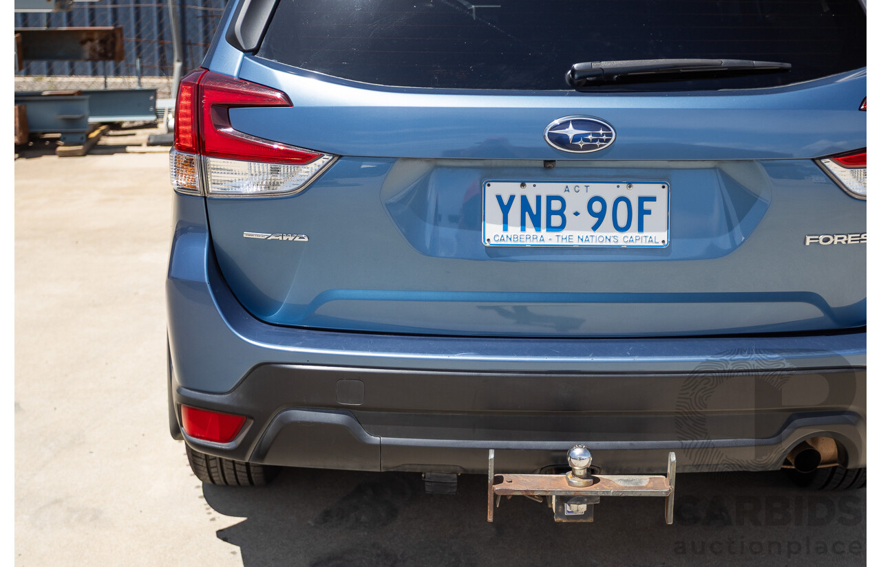 11/2018 Subaru Forester 2.5i (AWD) MY19 4D Wagon Blue 2.5L