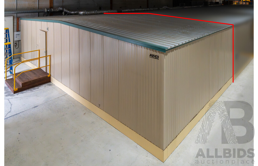 Quantity of 5 Bay's of AUSCO Modular Portable Site Shed's