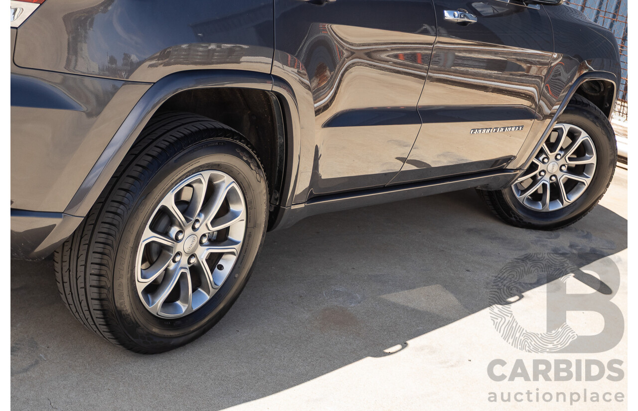 11/2014 Jeep Grand Cherokee Overland (4x4) WK MY15 4D Wagon Silver Turbo Diesel 3.0L