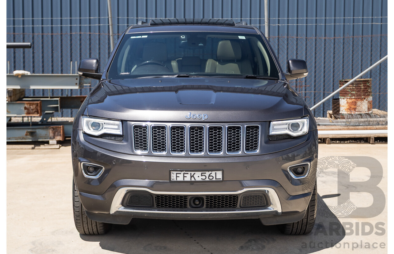 11/2014 Jeep Grand Cherokee Overland (4x4) WK MY15 4D Wagon Silver Turbo Diesel 3.0L