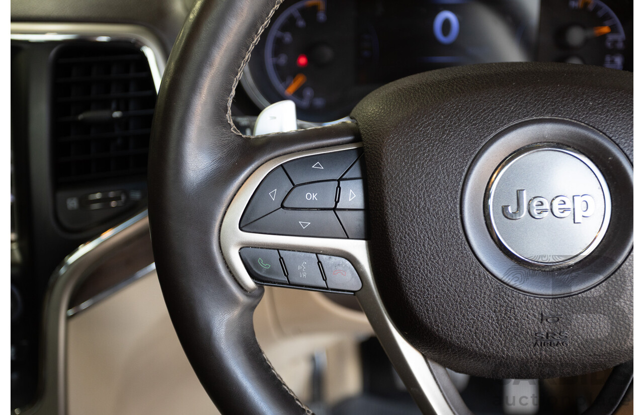 11/2014 Jeep Grand Cherokee Overland (4x4) WK MY15 4D Wagon Silver Turbo Diesel 3.0L