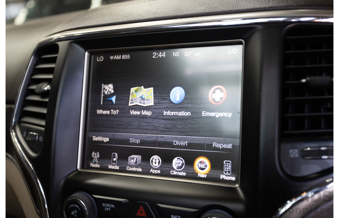 11/2014 Jeep Grand Cherokee Overland (4x4) WK MY15 4D Wagon Silver Turbo Diesel 3.0L