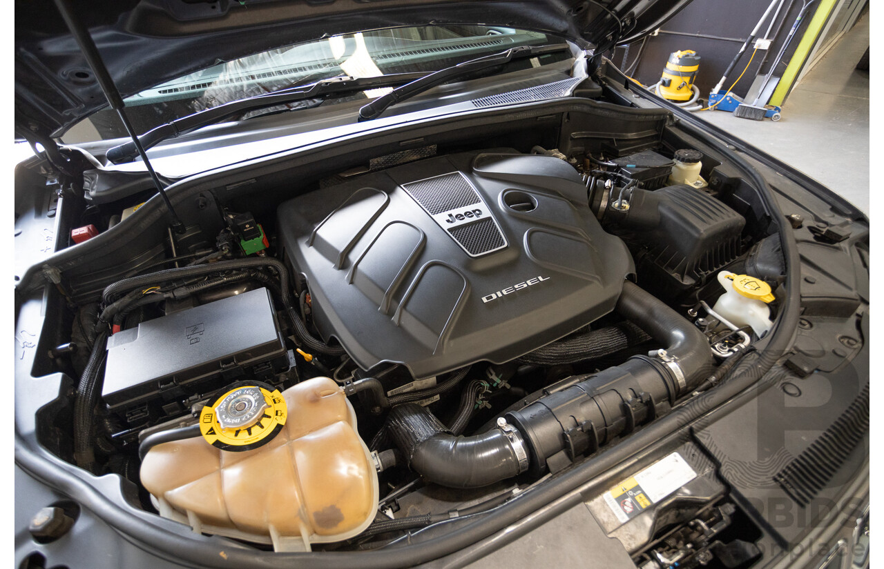 11/2014 Jeep Grand Cherokee Overland (4x4) WK MY15 4D Wagon Silver Turbo Diesel 3.0L