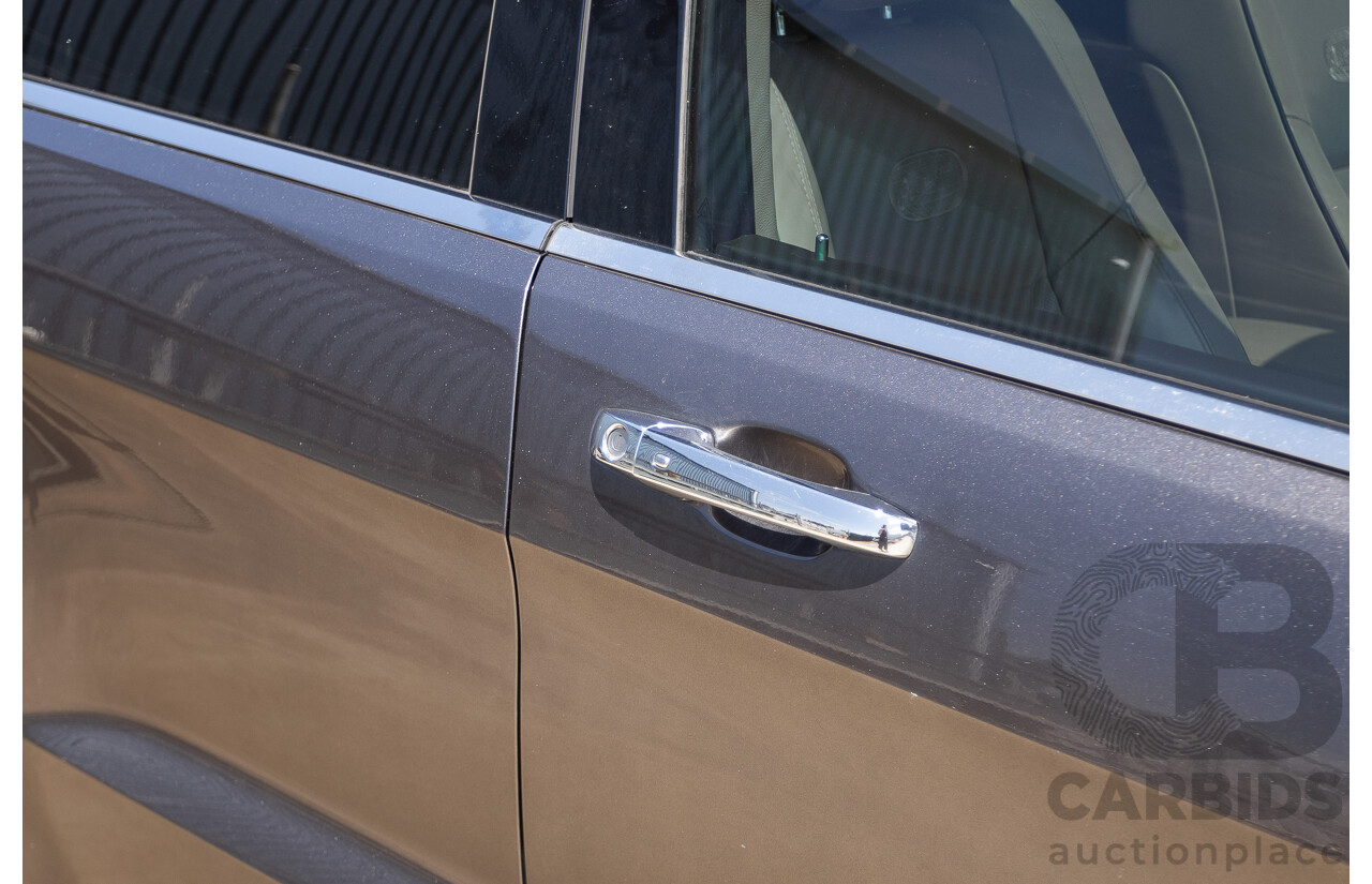 11/2014 Jeep Grand Cherokee Overland (4x4) WK MY15 4D Wagon Silver Turbo Diesel 3.0L