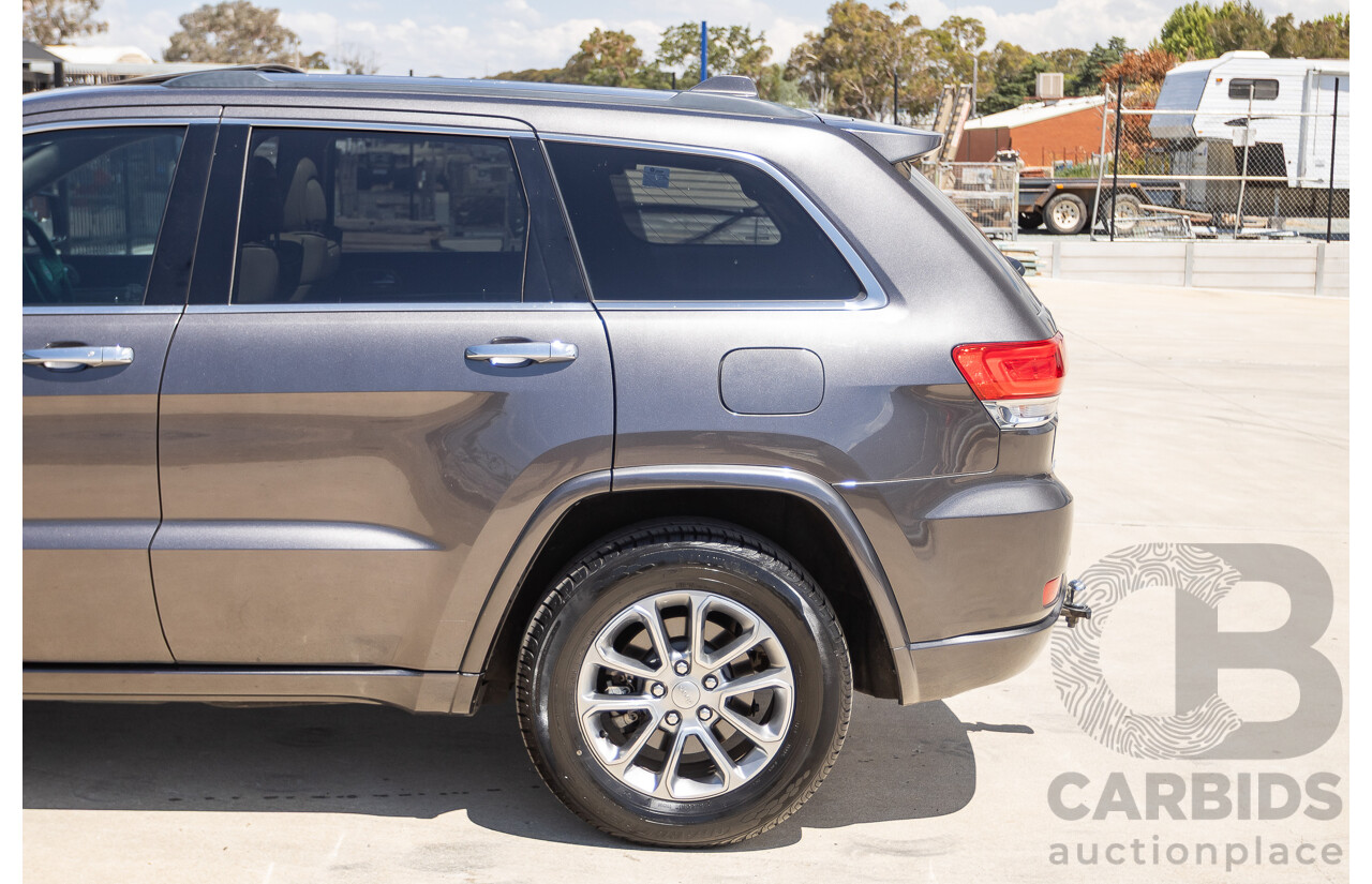 11/2014 Jeep Grand Cherokee Overland (4x4) WK MY15 4D Wagon Silver Turbo Diesel 3.0L