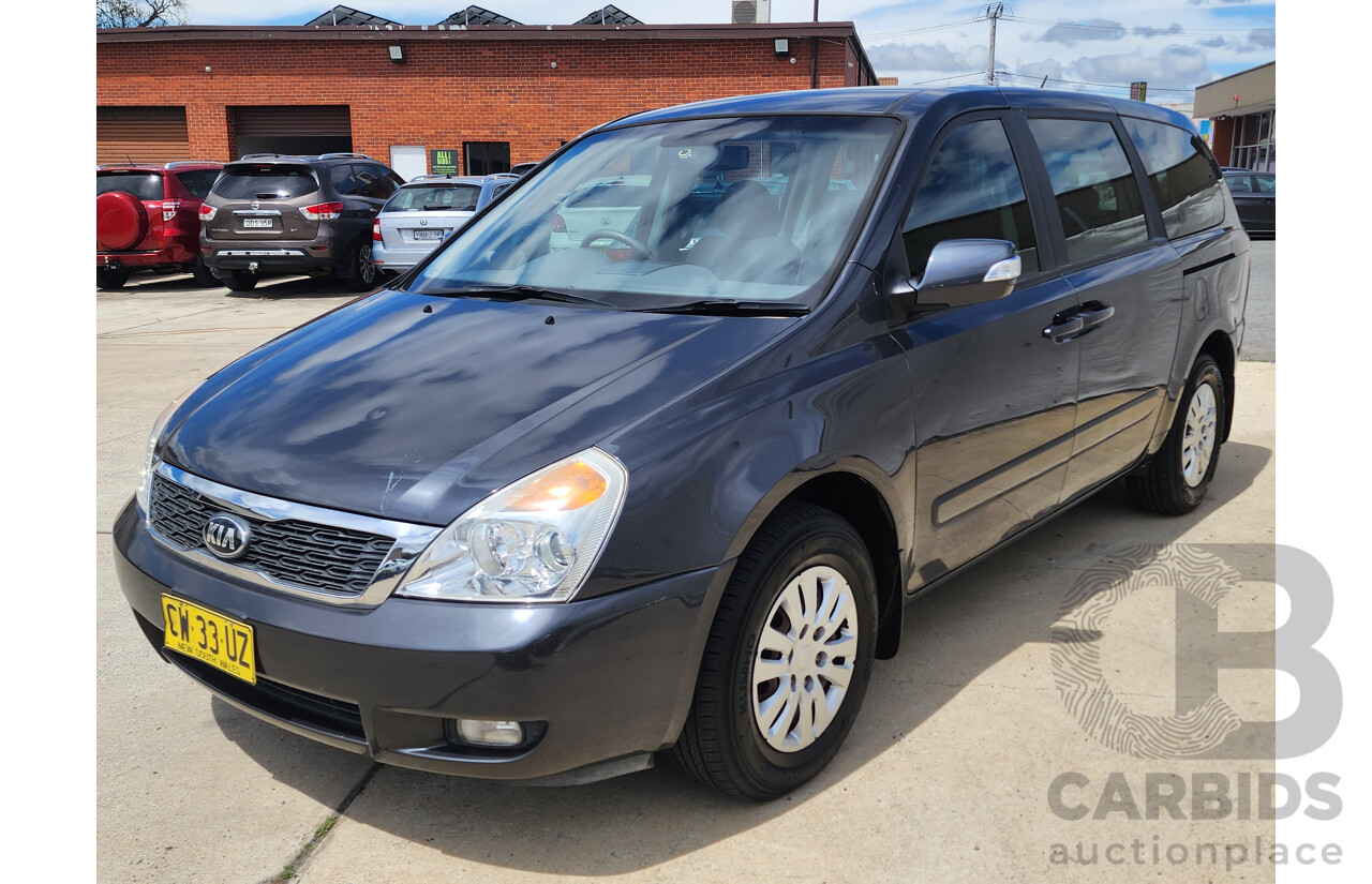 1/2014 Kia Grand Carnival S VQ MY14 4d Wagon Grey 3.5L