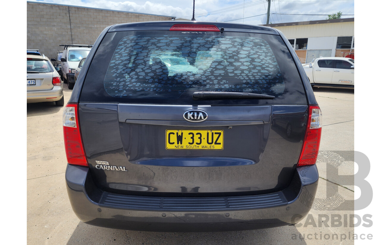 1/2014 Kia Grand Carnival S VQ MY14 4d Wagon Grey 3.5L