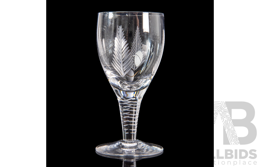 Large Collection of Vintage Stewart Crystal Glasswear