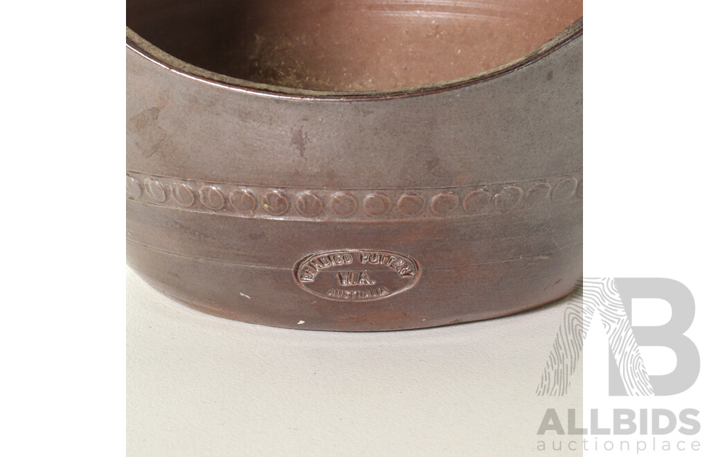 Bendigo, WA Aromatherapy Oil Burner and Pine Framed Picture of Flowers