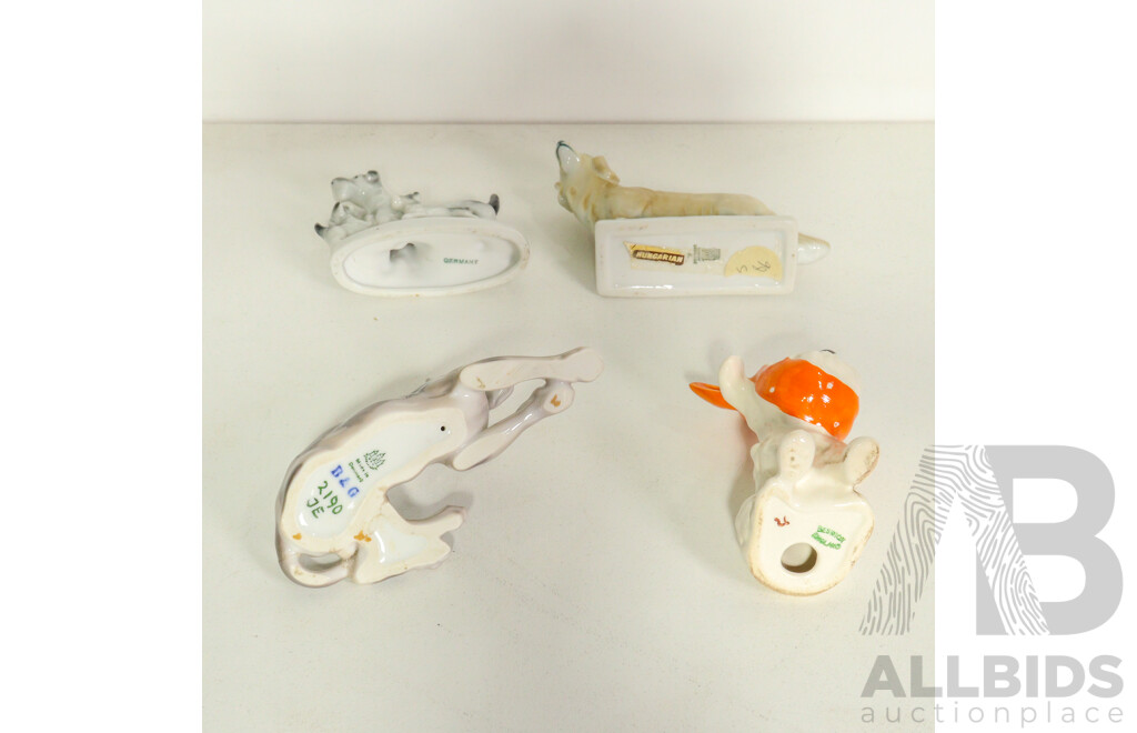Collection of Small Porcelain Dogs