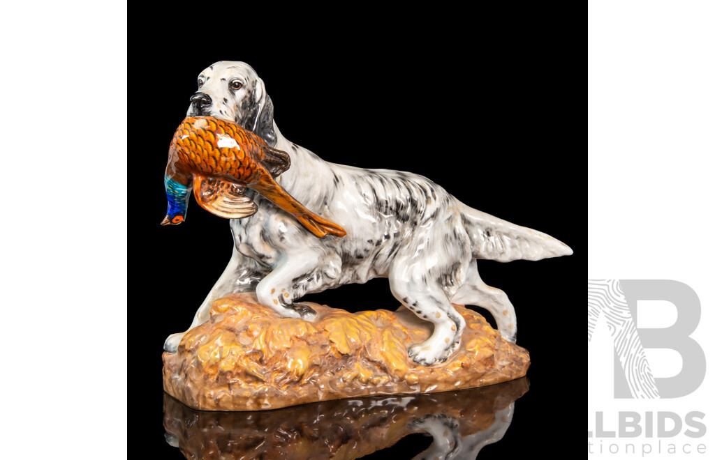 Royal Doulton 'English Setter with Pheasant' Figurine – HN2529