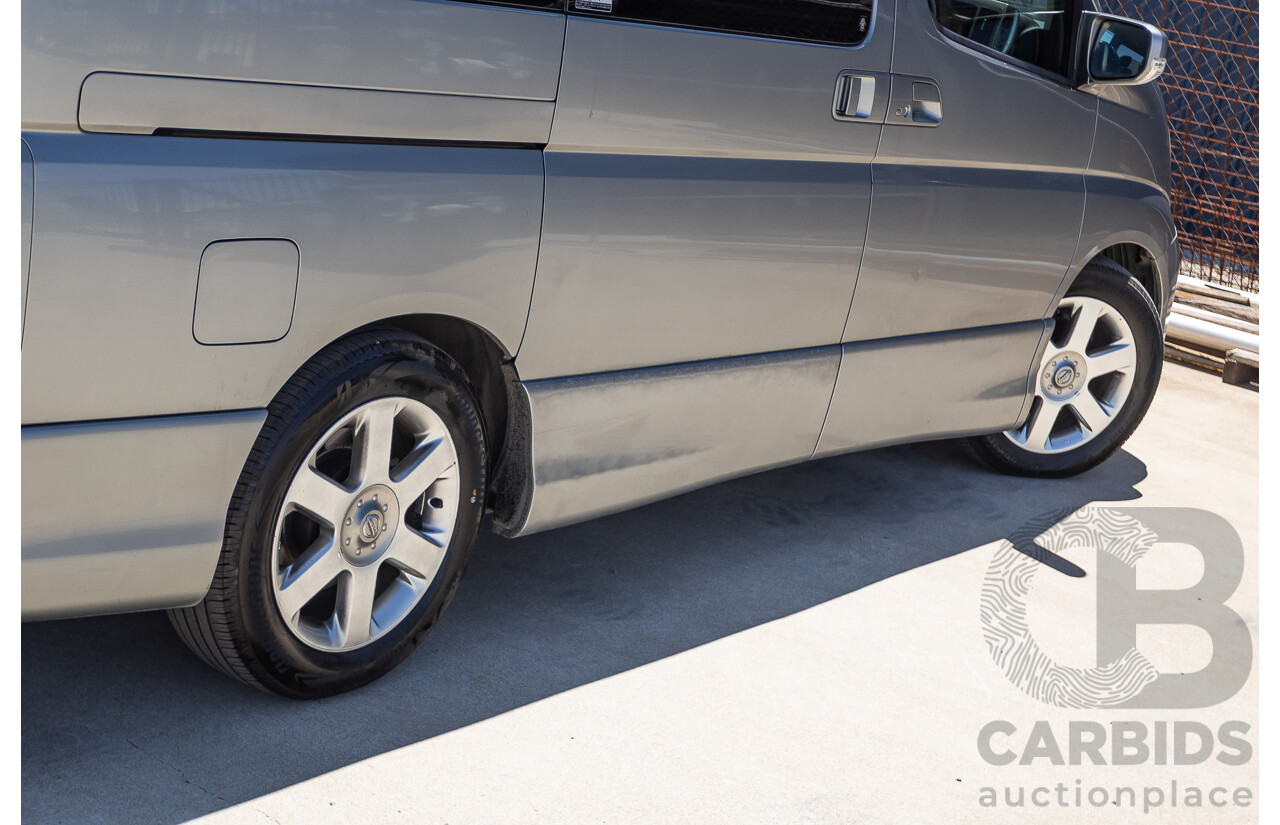 11/2004 Nissan Elgrand E51 Highway Star 4D Wagon Grey 3.5L - 4/2022 Import