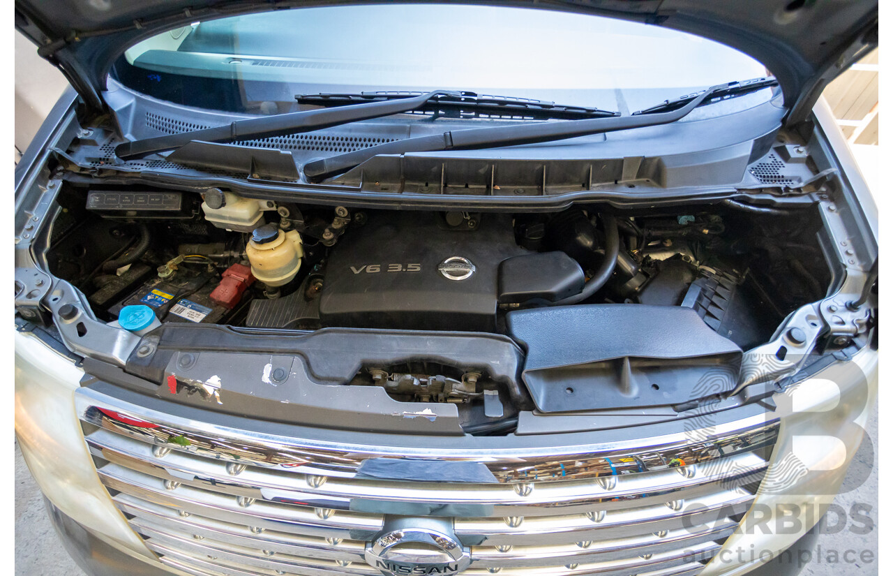 11/2004 Nissan Elgrand E51 Highway Star 4D Wagon Grey 3.5L - 4/2022 Import