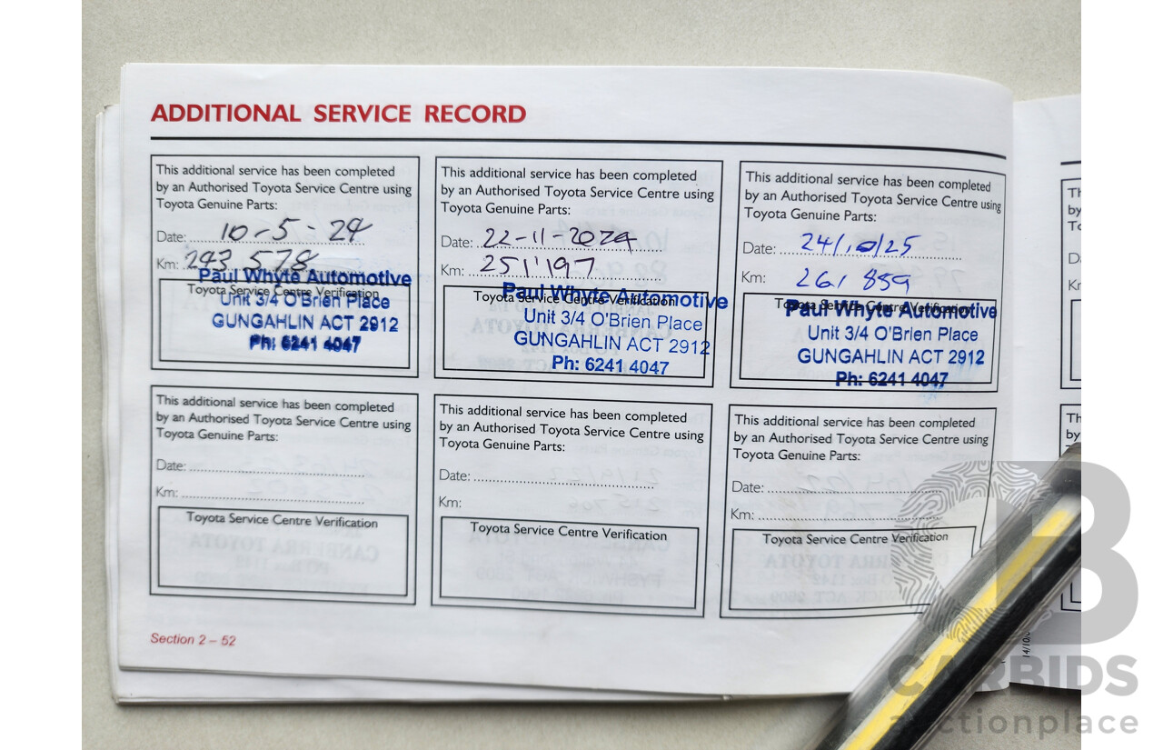 9/2009 Toyota Rav4 CV (4x4) ACA33R 08 UPGRADE 4d Wagon White 2.4L