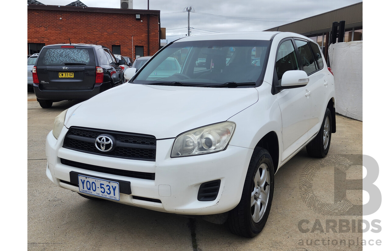 9/2009 Toyota Rav4 CV (4x4) ACA33R 08 UPGRADE 4d Wagon White 2.4L