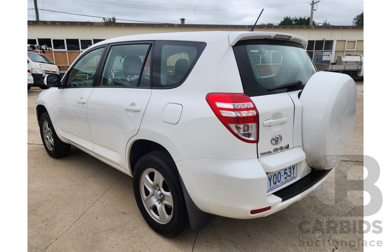 9/2009 Toyota Rav4 CV (4x4) ACA33R 08 UPGRADE 4d Wagon White 2.4L