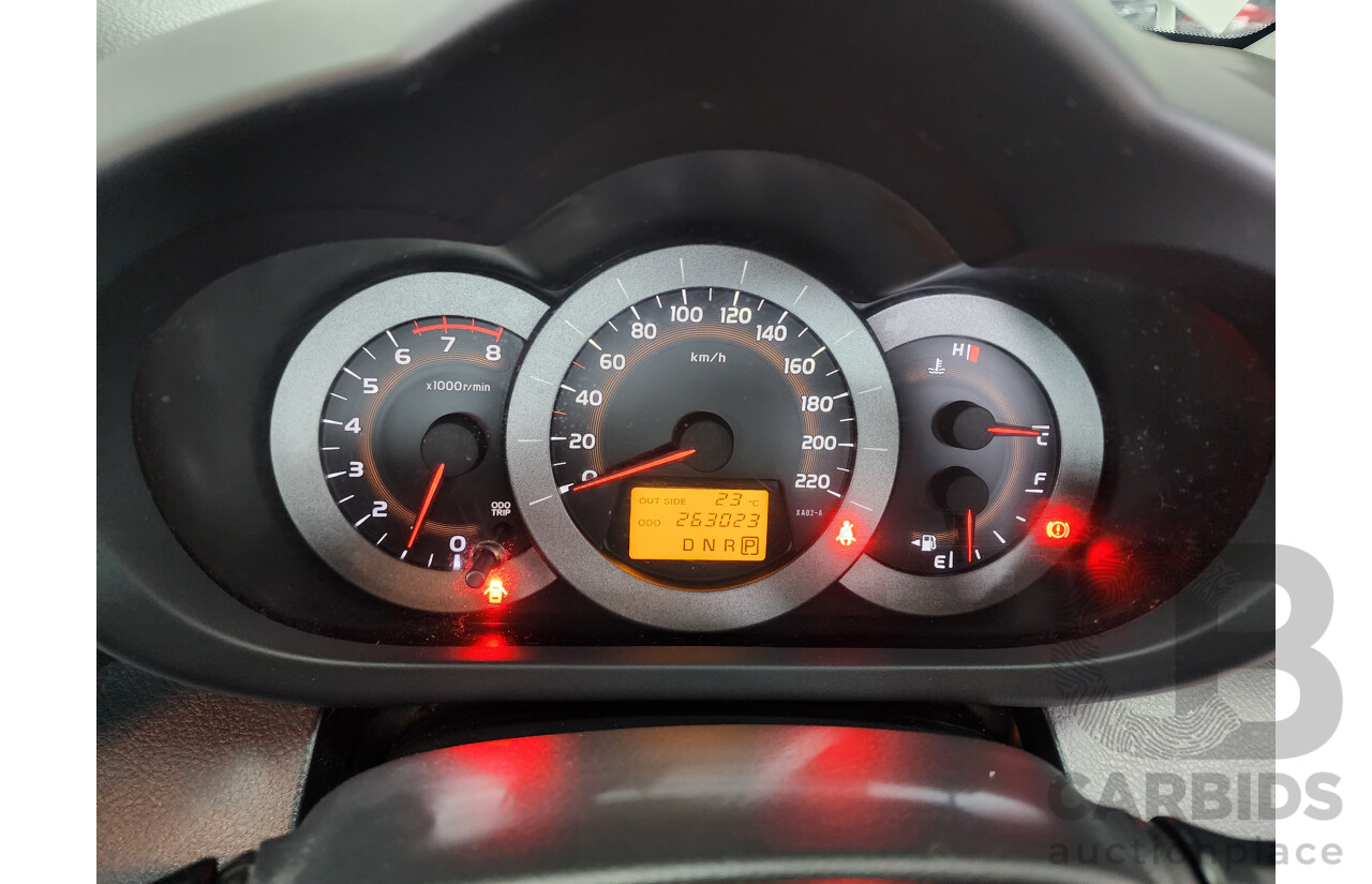 9/2009 Toyota Rav4 CV (4x4) ACA33R 08 UPGRADE 4d Wagon White 2.4L