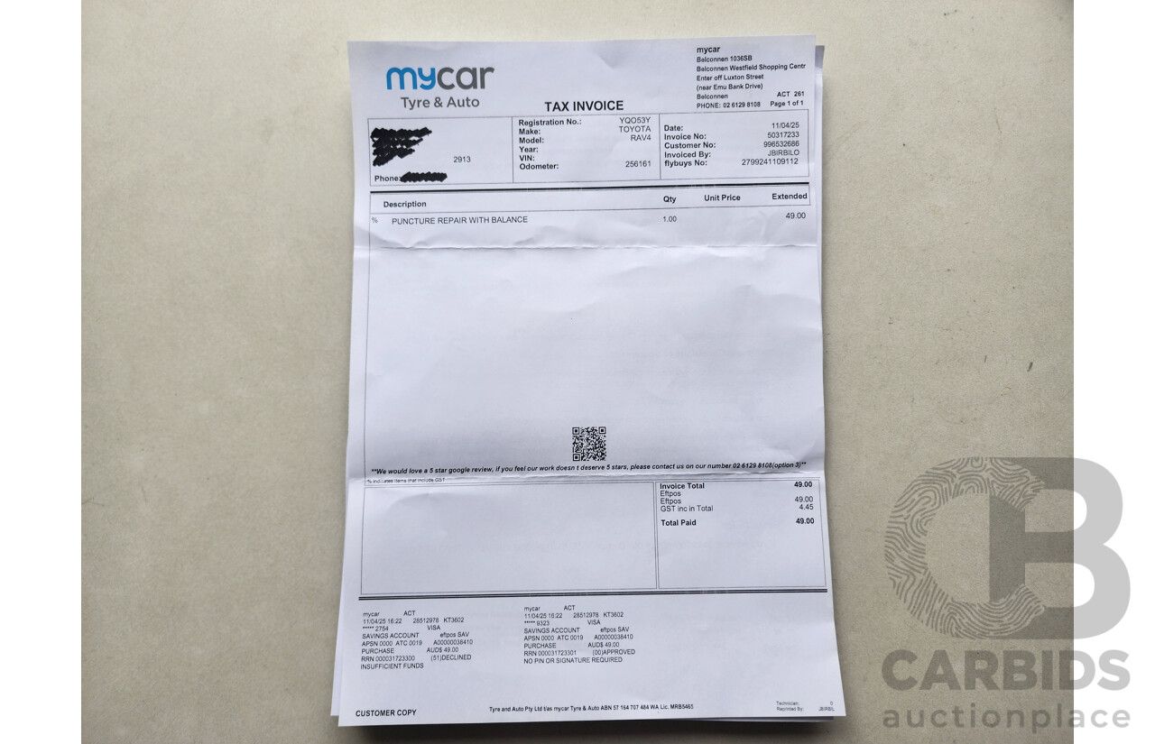 9/2009 Toyota Rav4 CV (4x4) ACA33R 08 UPGRADE 4d Wagon White 2.4L