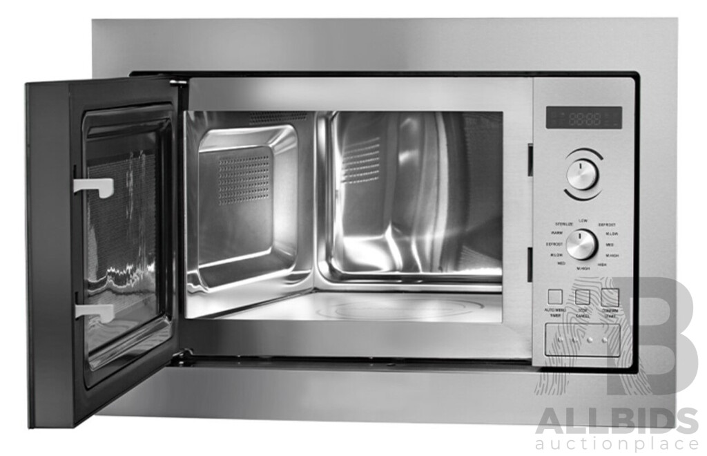 ILVE (IV602BIM), 25L Built-In 800W Microwave Oven with Grill and Trim Kit- RRP $860.00