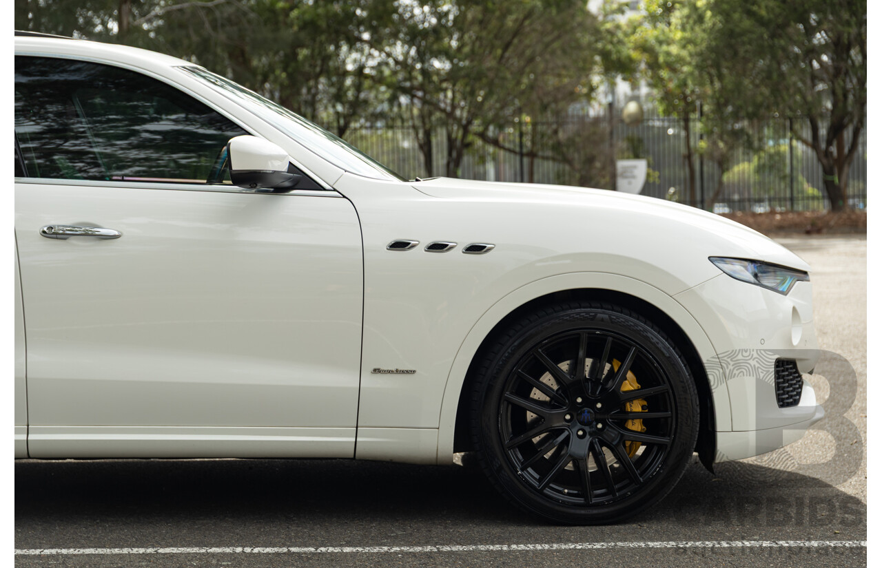 07/2018 Maserati Levante S Granlusso (AWD) M161 MY18 4d Wagon Bianco Neve Twin Turbo V6 3.0L