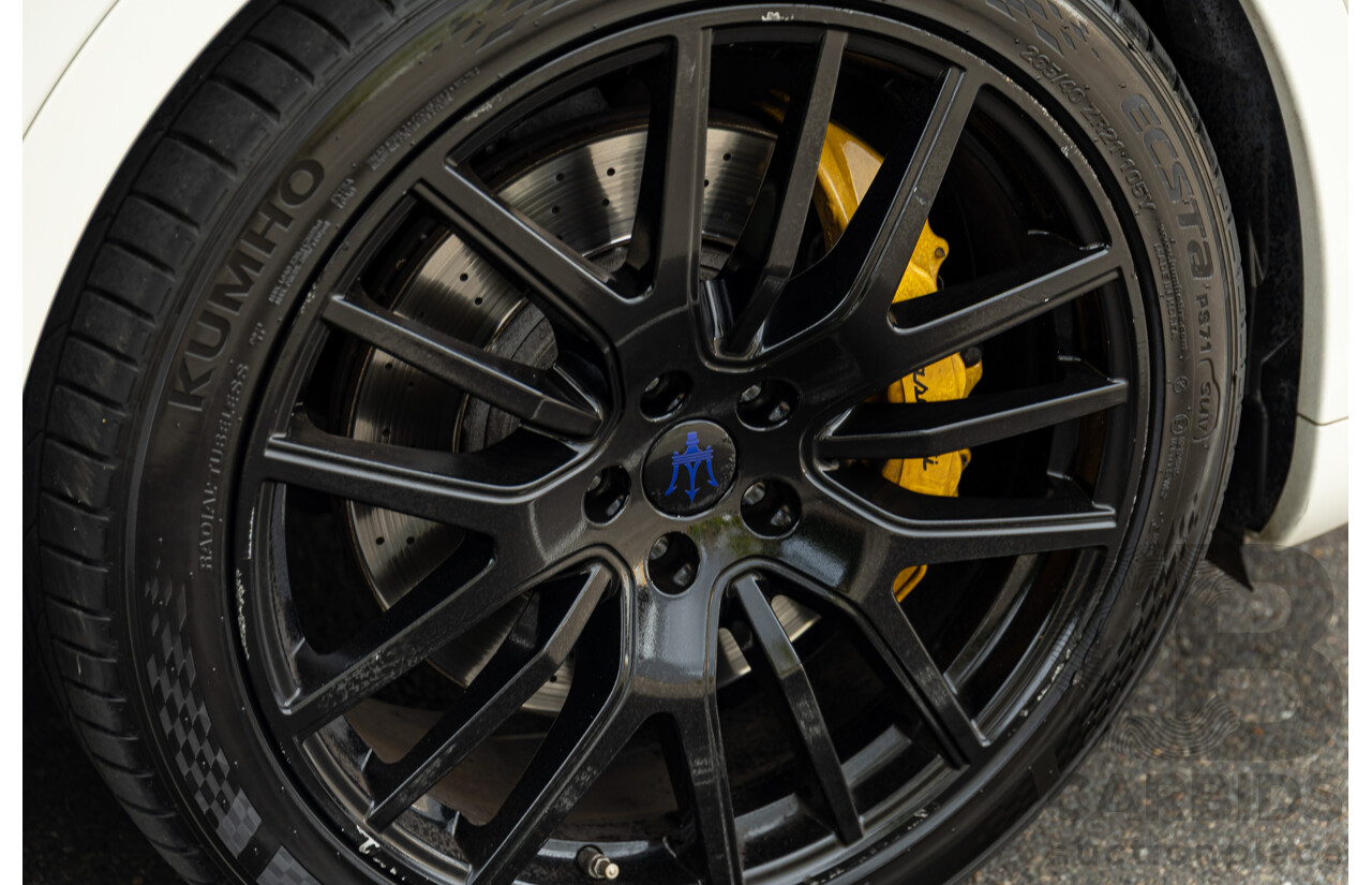 07/2018 Maserati Levante S Granlusso (AWD) M161 MY18 4d Wagon Bianco Neve Twin Turbo V6 3.0L