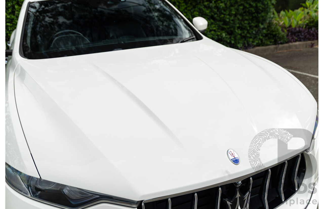 07/2018 Maserati Levante S Granlusso (AWD) M161 MY18 4d Wagon Bianco Neve Twin Turbo V6 3.0L