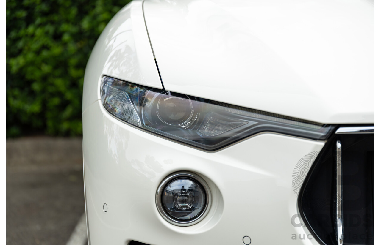 07/2018 Maserati Levante S Granlusso (AWD) M161 MY18 4d Wagon Bianco Neve Twin Turbo V6 3.0L