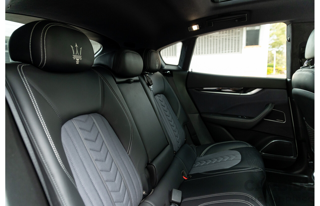 07/2018 Maserati Levante S Granlusso (AWD) M161 MY18 4d Wagon Bianco Neve Twin Turbo V6 3.0L