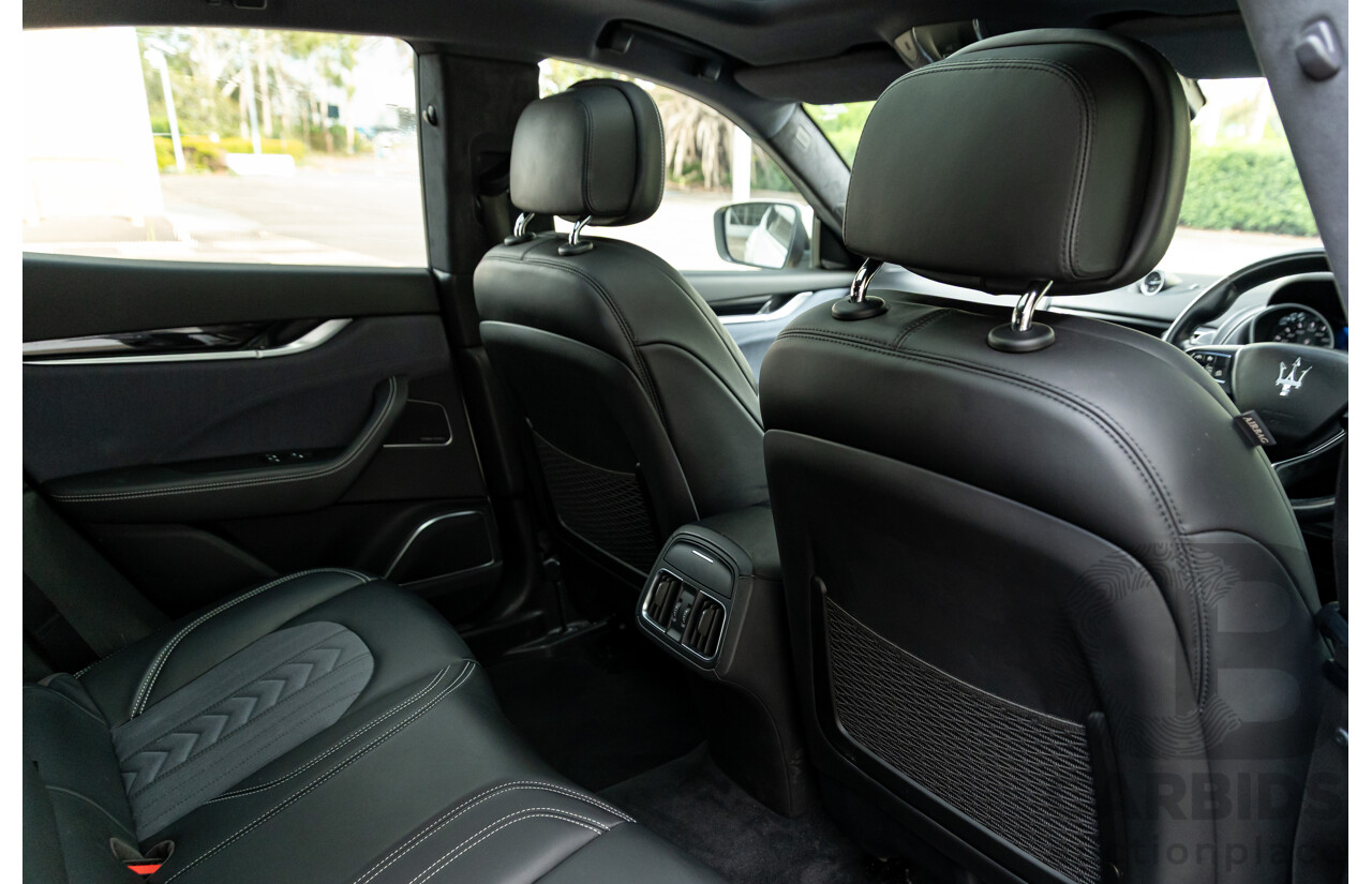 07/2018 Maserati Levante S Granlusso (AWD) M161 MY18 4d Wagon Bianco Neve Twin Turbo V6 3.0L