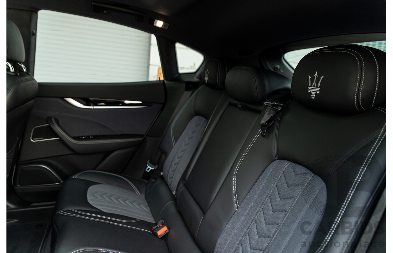 07/2018 Maserati Levante S Granlusso (AWD) M161 MY18 4d Wagon Bianco Neve Twin Turbo V6 3.0L