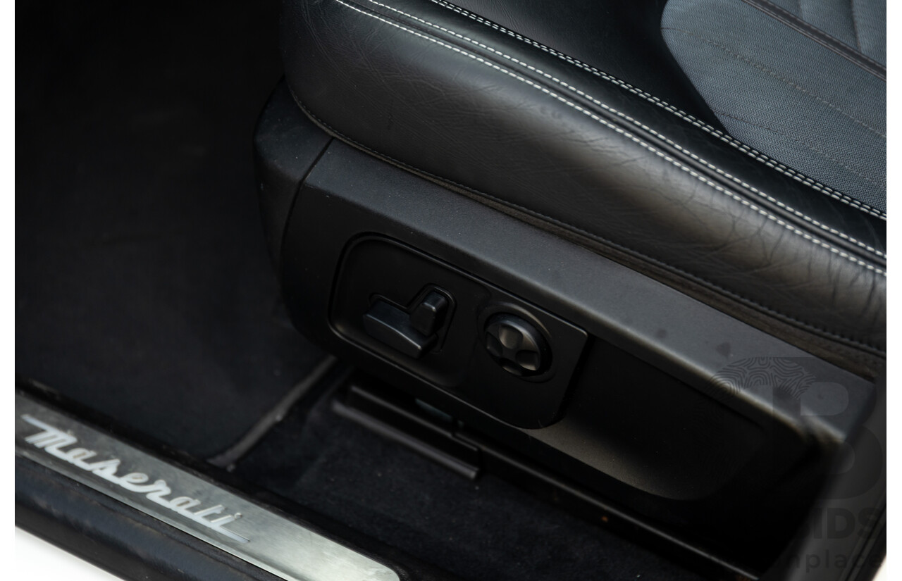 07/2018 Maserati Levante S Granlusso (AWD) M161 MY18 4d Wagon Bianco Neve Twin Turbo V6 3.0L