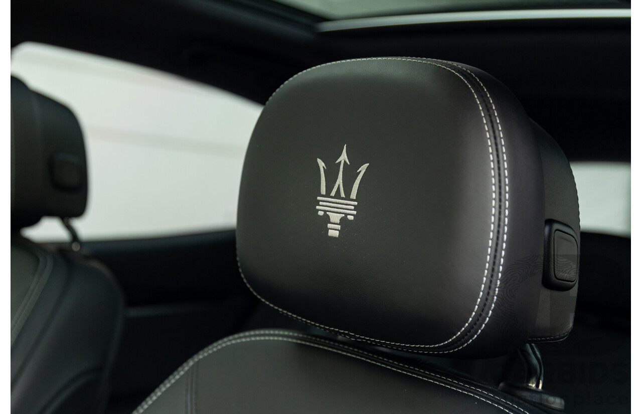 07/2018 Maserati Levante S Granlusso (AWD) M161 MY18 4d Wagon Bianco Neve Twin Turbo V6 3.0L