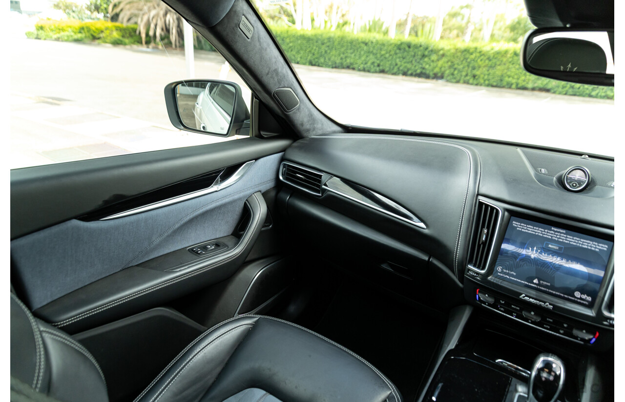 07/2018 Maserati Levante S Granlusso (AWD) M161 MY18 4d Wagon Bianco Neve Twin Turbo V6 3.0L