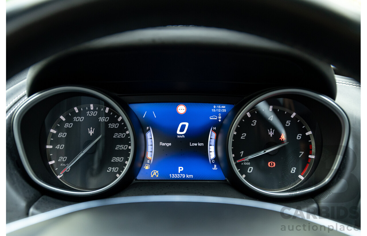 07/2018 Maserati Levante S Granlusso (AWD) M161 MY18 4d Wagon Bianco Neve Twin Turbo V6 3.0L